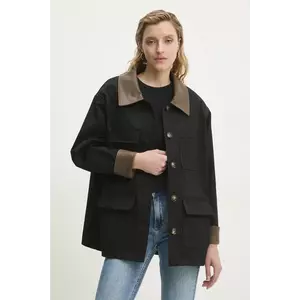 Answear Lab geaca culoarea negru, de tranzitie imagine