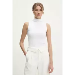 Answear Lab top culoarea alb, cu turtleneck imagine
