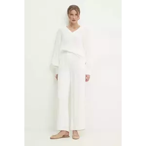 Answear Lab set din bumbac femei, culoarea alb imagine