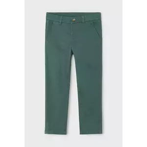 Mayoral pantaloni copii culoarea verde, neted, 512 imagine