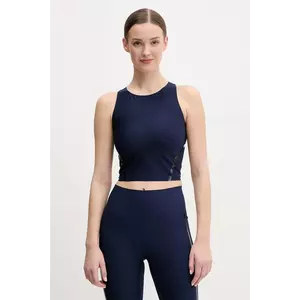 Casall top de antrenament Sculpture culoarea albastru marin, 25004 imagine