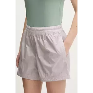 Under Armour pantaloni scurți de antrenament Rivan culoarea gri, neted, medium waist, 1389628 imagine