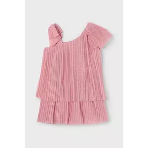 Mayoral rochie fete culoarea roz, mini, asimetric, 3912 imagine