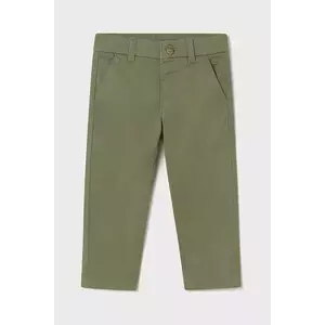 Mayoral pantaloni copii culoarea verde, neted, 522 imagine