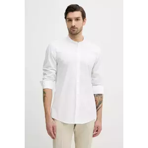 BOSS camasa barbati, culoarea alb, cu guler stand-up, slim, 50532882 imagine