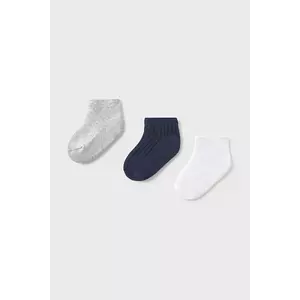 Mayoral sosete copii 3-pack culoarea gri, 10869 imagine