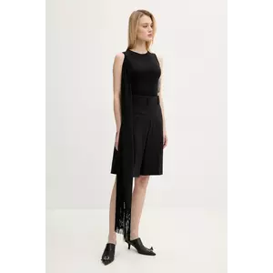 MM6 Maison Margiela top femei, culoarea negru, neted, S52NL0069.MTJ017 imagine