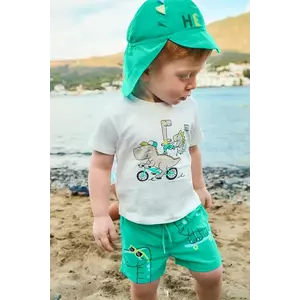 Mayoral pantaloni scurti culoarea turcoaz, 1647 imagine