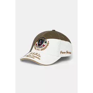 Aeronautica Militare șapcă de baseball din bumbac culoarea bej, cu imprimeu, HA1210CT3299 imagine
