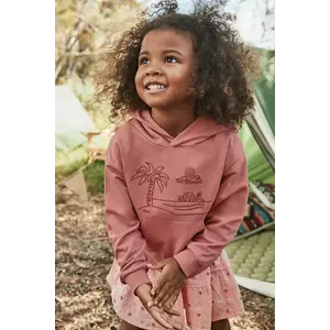 Mayoral bluza copii culoarea rosu, cu glugă, cu imprimeu, 3414 imagine