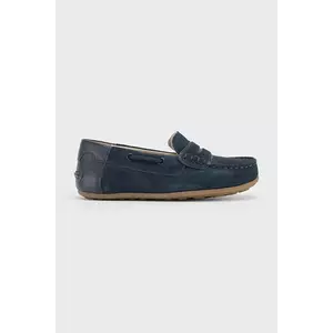 Mayoral mocasini din piele intoarsa culoarea albastru marin, 43668 imagine