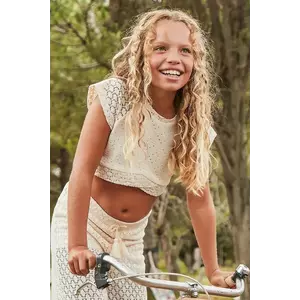 Mayoral bluza copii culoarea bej, neted, 6042 imagine