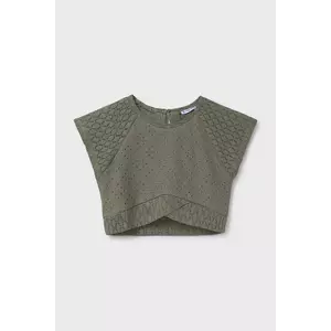 Mayoral bluza copii culoarea verde, neted, 6042 imagine