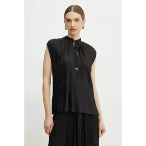 BOSS top femei, culoarea negru, neted, 50546364 imagine