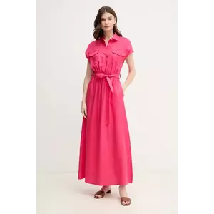 Gaudi rochie culoarea roz, maxi, evazată, 511BD15003 imagine