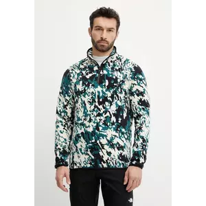 The North Face hanorac 100 Glacier culoarea turcoaz, modelator, NF0A858Z65S1 imagine