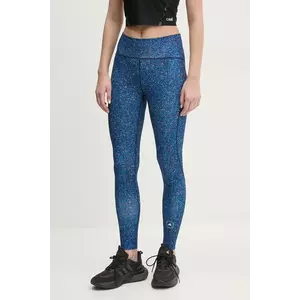 adidas by Stella McCartney colanti TruePurpose Optime femei, culoarea albastru marin, modelator, JF8483 imagine