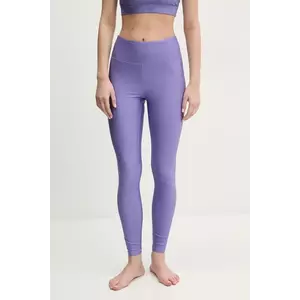 Casall leggins de antrenament Glitz culoarea violet, neted, 25056 imagine