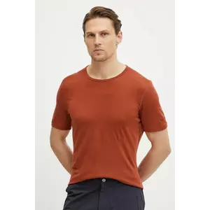 Icebreaker tricou funcțional Merino 200 Oasis culoarea portocaliu, IB1045090BA1 imagine