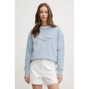 Pepe Jeans hanorac de bumbac MADDY femei, cu imprimeu, PL581484 imagine