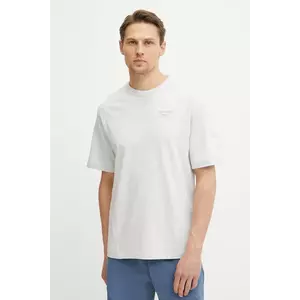 Reebok Classic tricou din bumbac barbati, culoarea gri, neted, 100214088 imagine