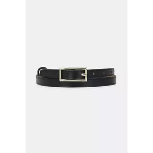 Abercrombie & Fitch curea de piele femei, culoarea negru, KI154-4068 imagine