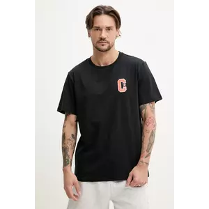 Converse tricou din bumbac barbati, culoarea negru, cu imprimeu, 10027362-A01 imagine