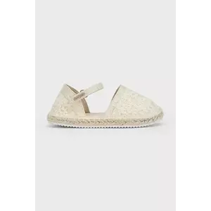 Mayoral espadrile copii culoarea auriu, 43644 imagine