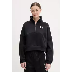 Under Armour bluza femei, culoarea negru, melanj, 1386460 imagine