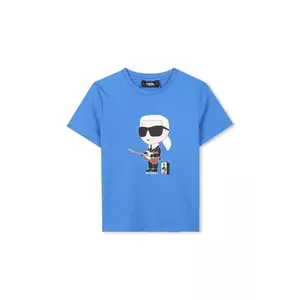 Karl Lagerfeld tricou de bumbac pentru copii cu imprimeu, Z30438 imagine