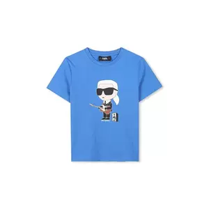 Karl Lagerfeld tricou de bumbac pentru copii cu imprimeu, Z30438 imagine