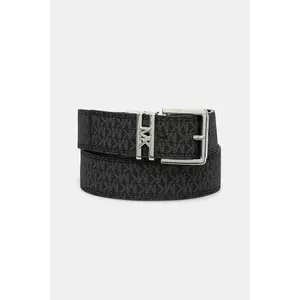 MICHAEL Michael Kors curea de piele cu doua fete femei, culoarea maro imagine