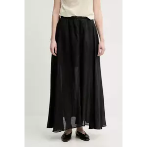 ISABELLE BLANCHE fusta din in culoarea negru, maxi, evazati, IS25SS-G093-T019 imagine