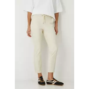 Medicine pantaloni culoarea negru, fason chinos, medium waist imagine