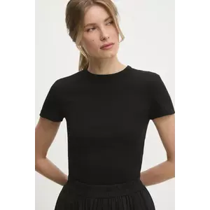 Answear Lab tricou femei, culoarea negru imagine