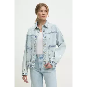 Answear Lab geaca jeans de tranzitie, oversize imagine
