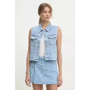 Answear Lab vesta jeans un singur rand de nasturi imagine