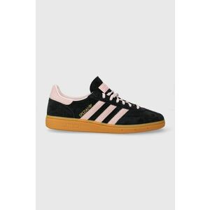 adidas Originals sneakers din piele întoarsă Handball Spezial culoarea negru, IE5897 imagine