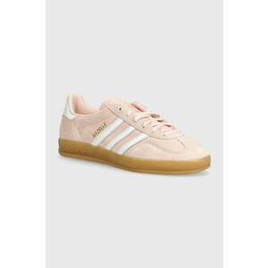 adidas Originals sneakers din piele intoarsă Gazelle Indoor culoarea roz, IH5484 imagine
