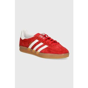 adidas Originals sneakers din piele intoarsă Gazelle Indoor culoarea rosu, JI2063 imagine