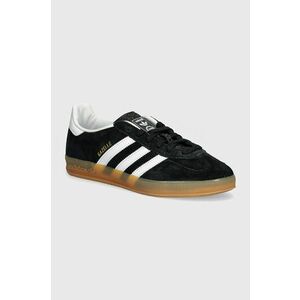 adidas Originals sneakers din piele intoarsă Gazelle Indoor culoarea negru, JI2060 imagine