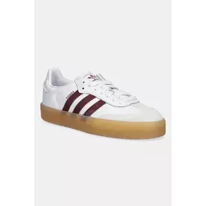 adidas Originals sneakers din piele Sambae culoarea alb, JP5610 imagine