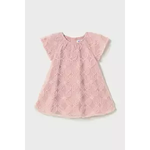 Mayoral rochie fete culoarea roz, mini, dreaptă, 1982 imagine