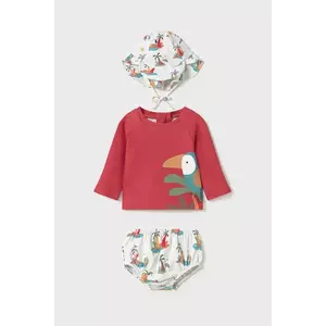 Mayoral Newborn costum de baie pentru bebelusi culoarea rosu, 1669 imagine