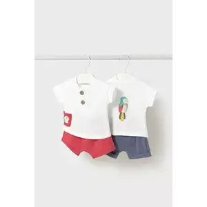 Mayoral Newborn compleu bebe 4-pack culoarea rosu, 1611 imagine