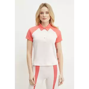 BOSS tricou polo femei, culoarea roz, 50540217 imagine