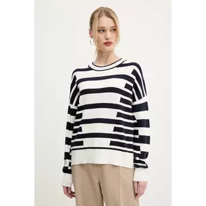 Desigual pulover COPENHAGUE femei, culoarea alb, light, 25SWJF01 imagine