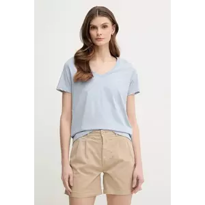 Pepe Jeans tricou din bumbac MACY V-NECK femei, PL506051 imagine