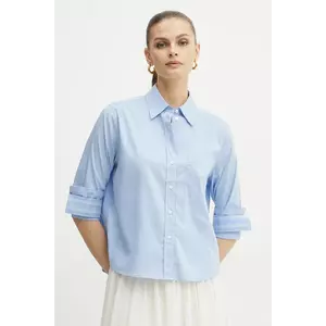BOSS camasa femei, cu guler clasic, regular, 50531519 imagine