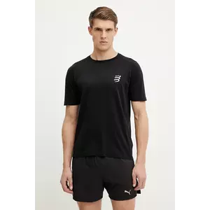 Compressport tricou de alergare Performance culoarea negru, modelator, ATSM4920 imagine